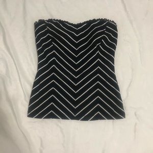 White House Black Market Strapless top